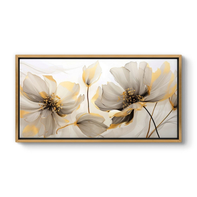 Картина "Ethereal Blossom" дигитален печат върху платно с рамка 120x60x3cm.