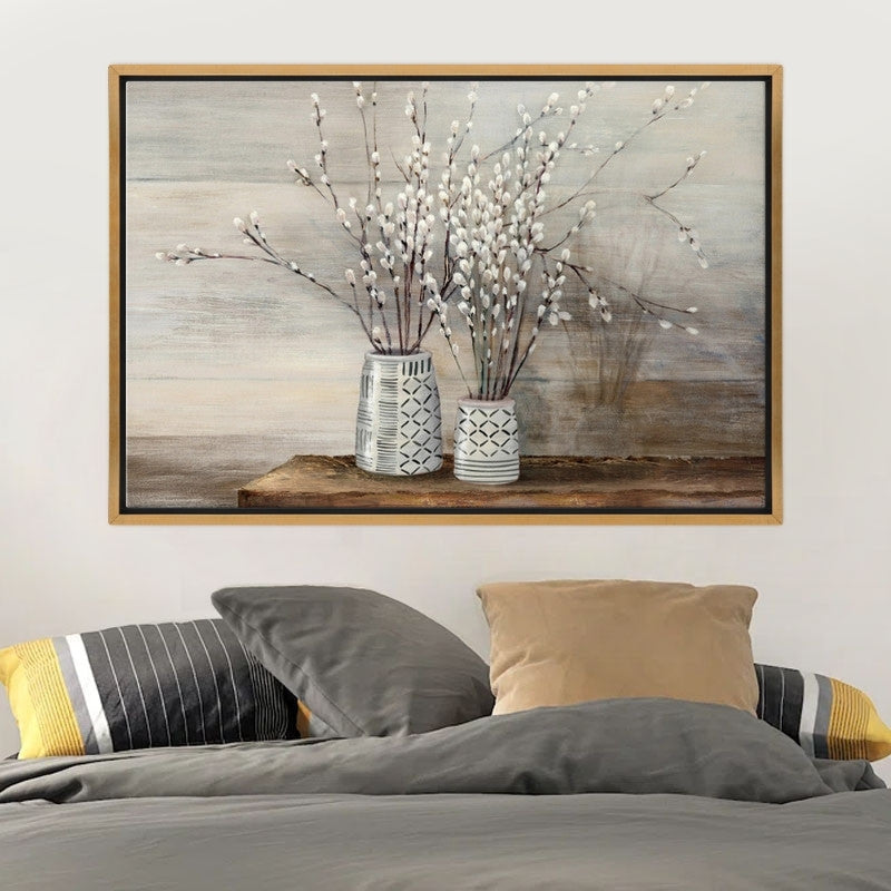 Картина "Willow Flowers" дигитален печат върху платно с рамка 140x100x3cm.