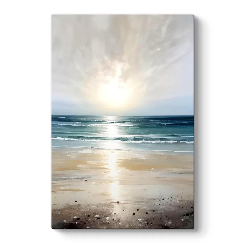Картина "Sunrise on the Beach" дигитален печат върху платно 50x75x3cm.