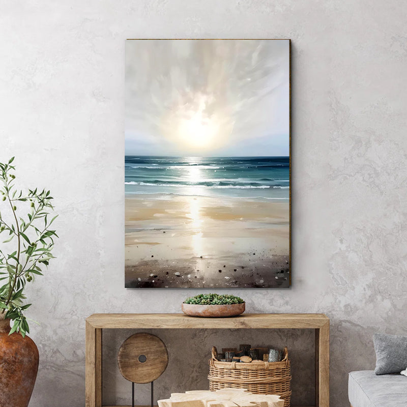 Картина "Sunrise on the Beach" дигитален печат върху платно 50x75x3cm.