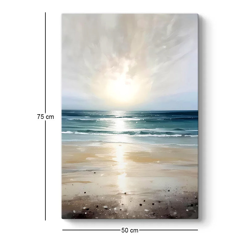 Картина "Sunrise on the Beach" дигитален печат върху платно 50x75x3cm.
