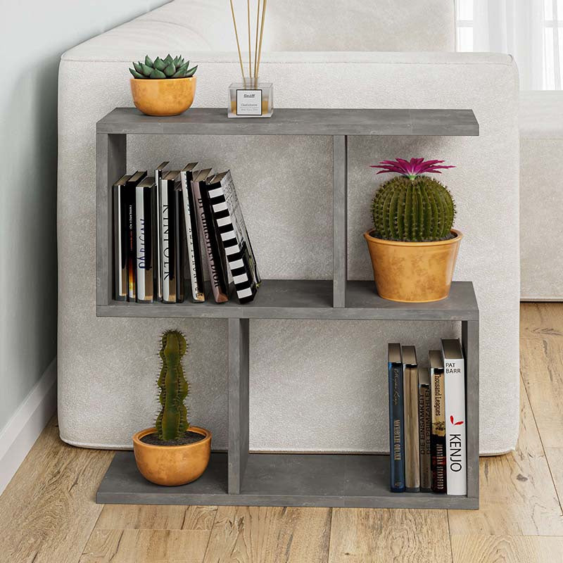 Homemania меламинов помощен масичка в ретро сив цвят 60x20x60cm.