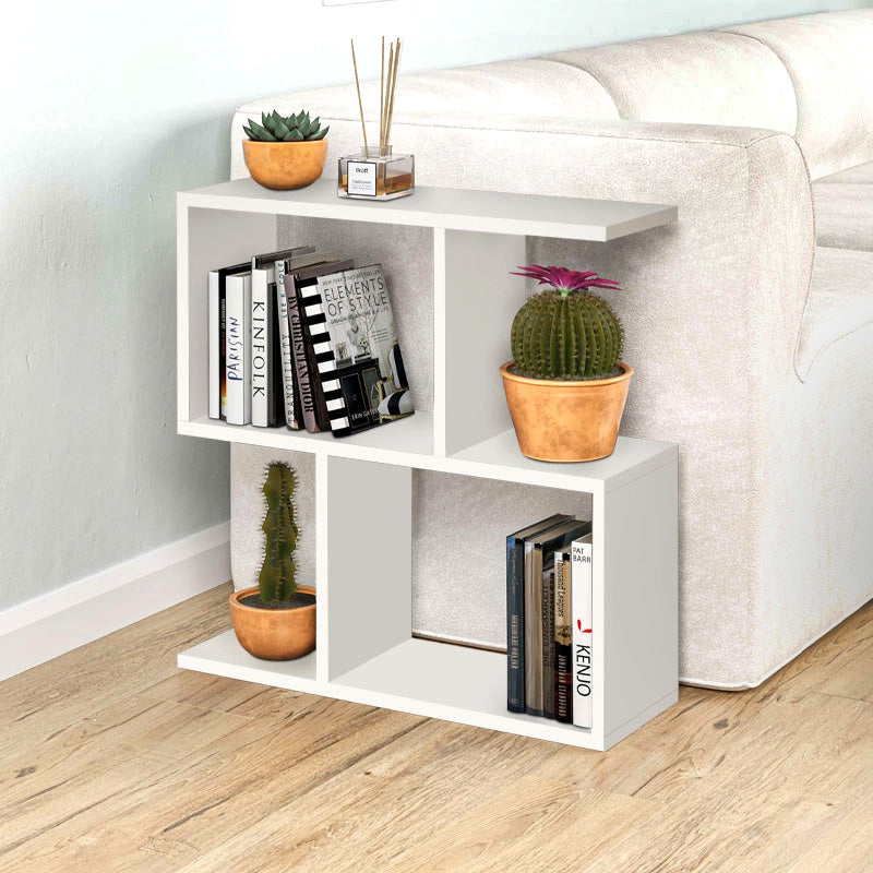 Homemania меламинов помощен масичка в бял цвят 60x20x60cm.
