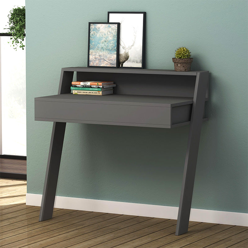 Cowork меламинов работен бюфет в цвят антрацит 94x50x91cm.
