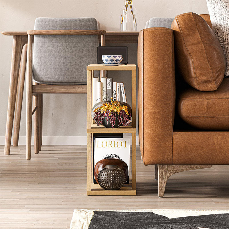 Lazena меламинова помощна масичка в цвят дъб 60x22x57cm.