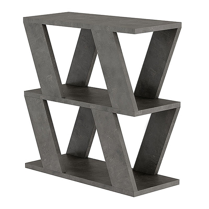 Lazena меламинова помощна масичка в сив ретро цвят 60x22x57cm.