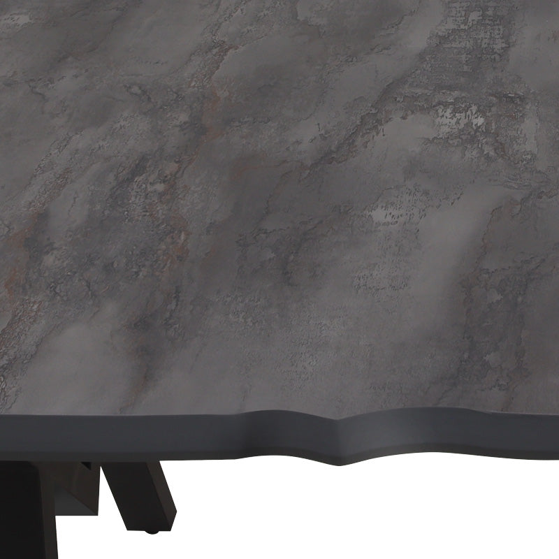 Walter Mdf/metallic маса в тъмносив бетонен цвят 140x80x75cm.
