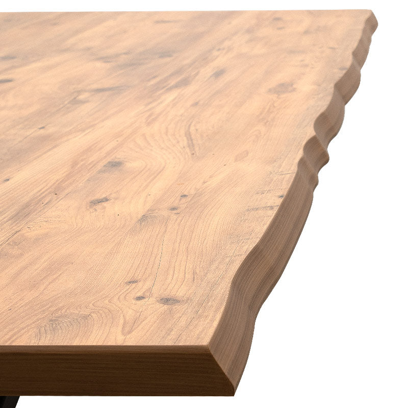 Walter Mdf/metallic маса в акациев цвят 160x80x75cm.
