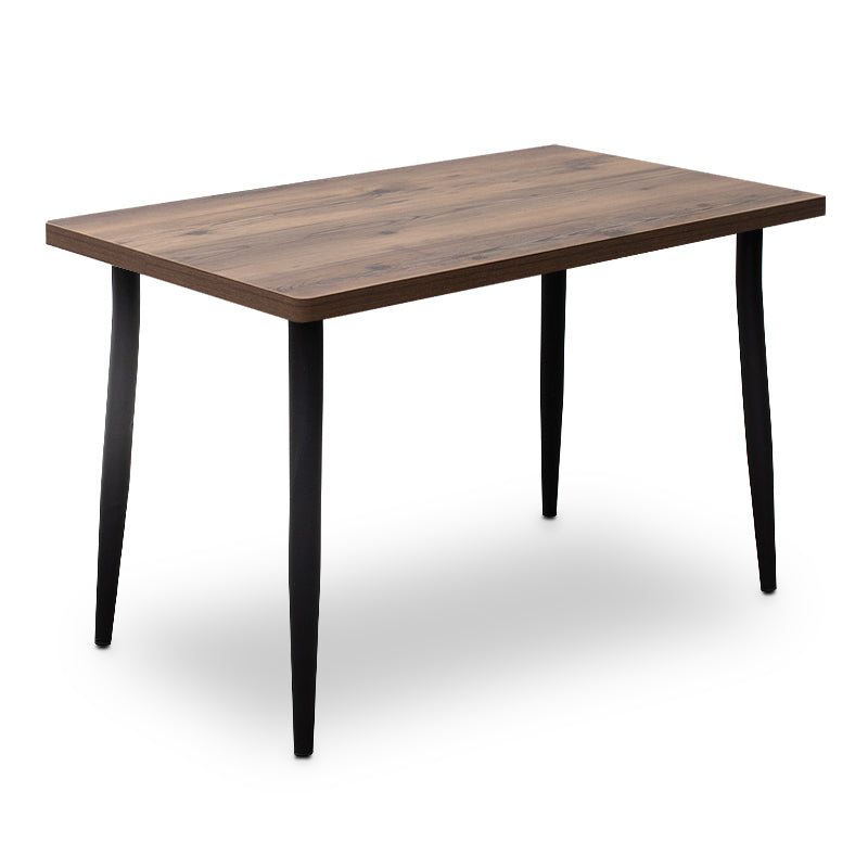 Levico Mdf/metallic маса в цвят пушен орех 120x70x75cm.