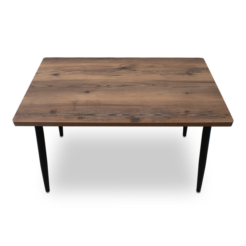 Levico Mdf/metallic маса в цвят пушен орех 120x70x75cm.