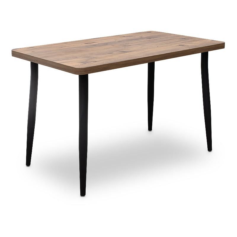 Levico Mdf/metallic маса в акациев цвят 130x75x75cm.