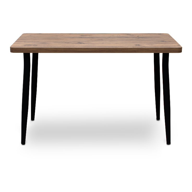 Levico Mdf/metallic маса в акациев цвят 130x75x75cm.