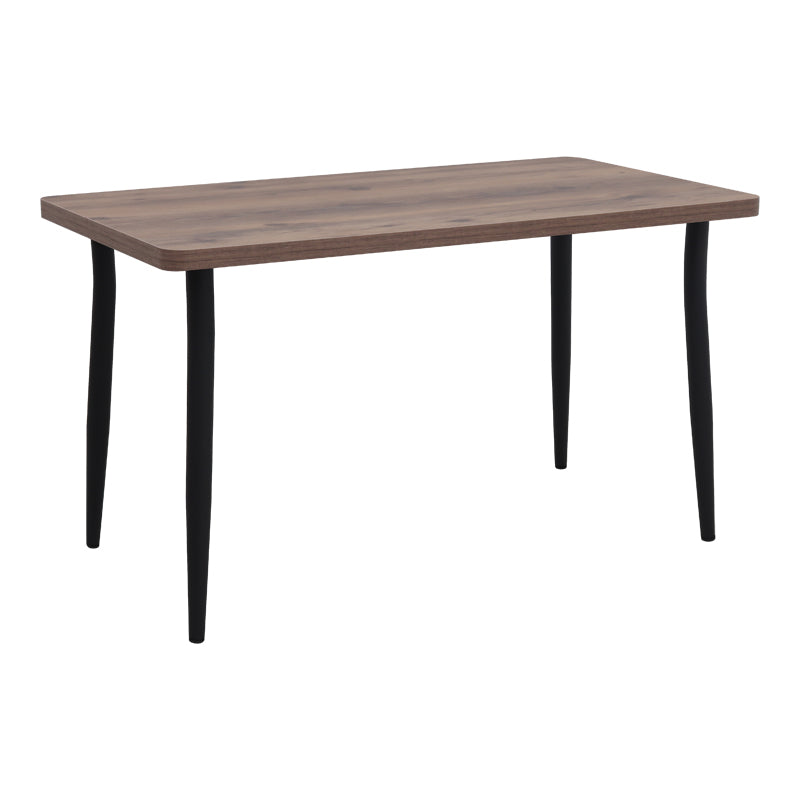 Levico Mdf/metallic маса в цвят опушен орех 130x75x75cm.