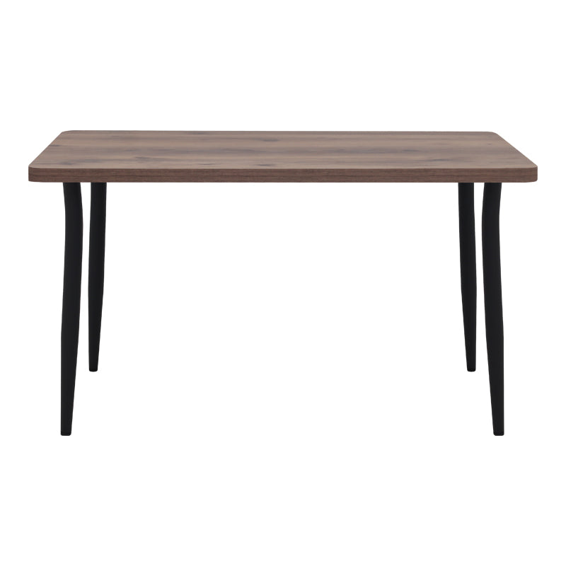 Levico Mdf/metallic маса в цвят опушен орех 130x75x75cm.
