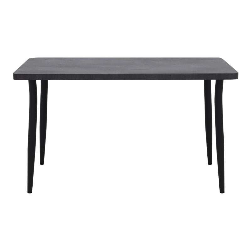 Levico Mdf/metallic маса в тъмносив бетонен цвят 130x75x75cm.