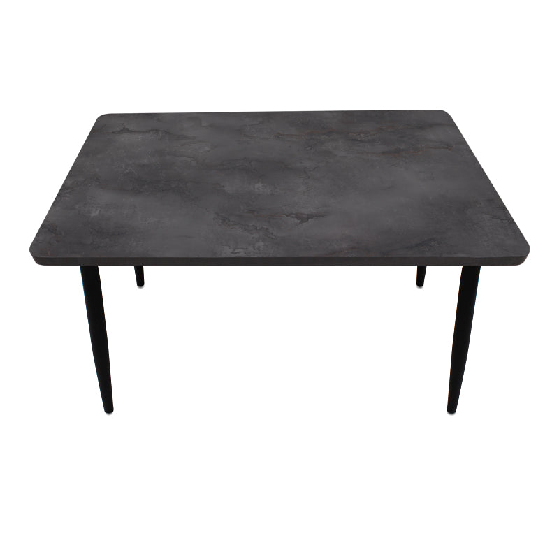 Levico Mdf/metallic маса в тъмносив бетонен цвят 130x75x75cm.
