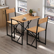 Майса меламин - метален кухненски комплект 3 части цвят pine oak 72,5x52,5x71,8см.
