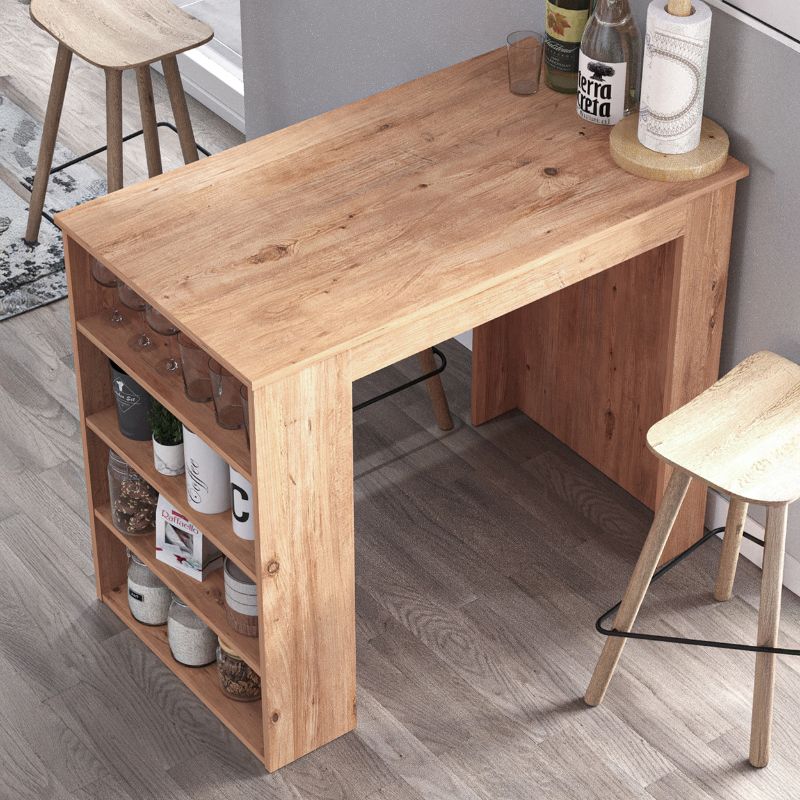 Тоска меламин бар маса цвят pine oak 112,2x64x91,8см.