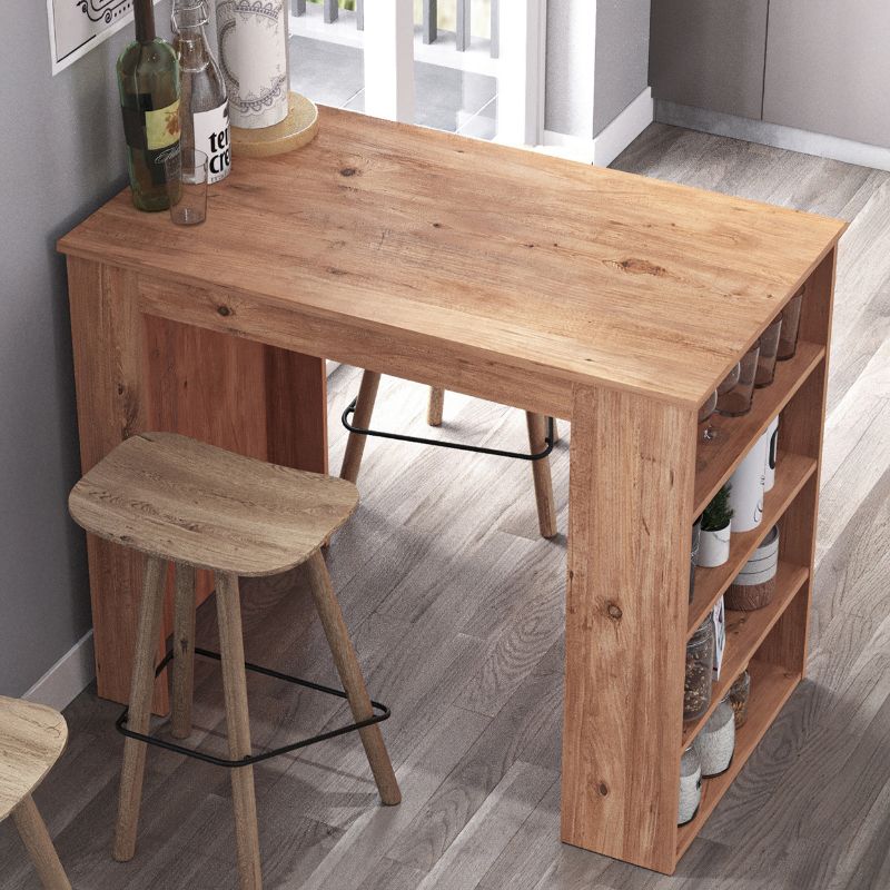 Тоска меламин бар маса цвят pine oak 112,2x64x91,8см.