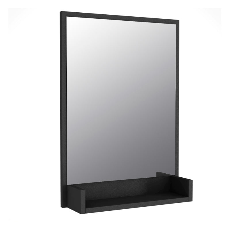 Costa Μegapap melamine mirror in black color 45x12x75cm.