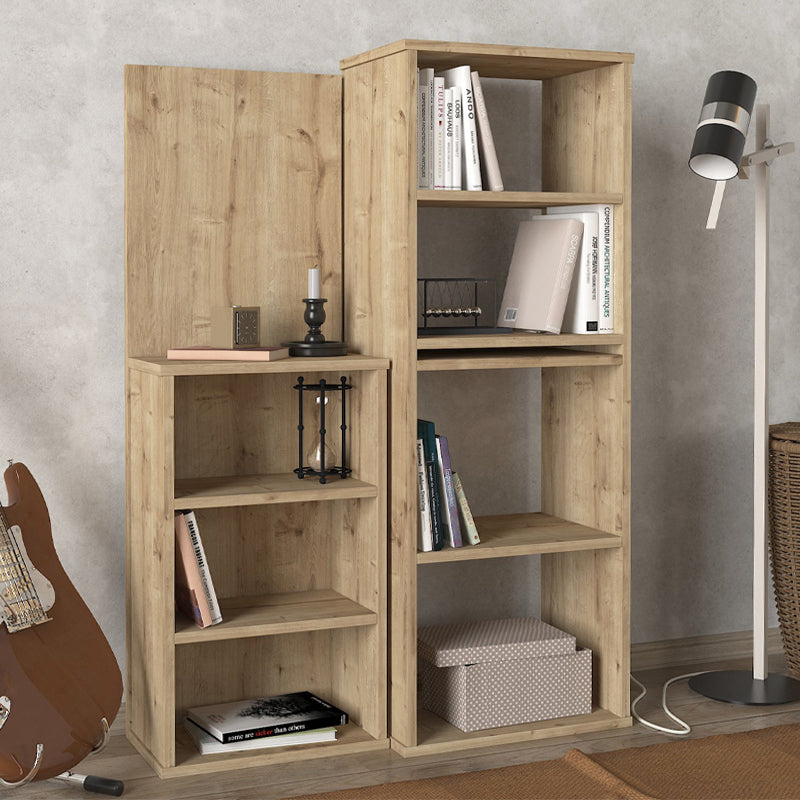 Последно полиморфно работно бюро от меламин в цвят sapphire oak 119x44.7x123cm.