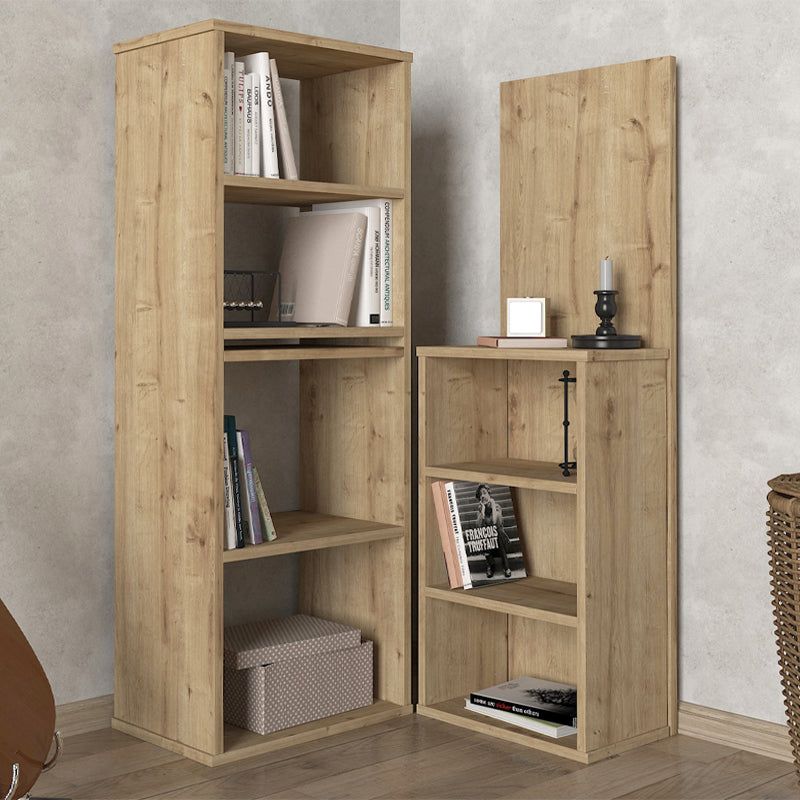 Последно полиморфно работно бюро от меламин в цвят sapphire oak 119x44.7x123cm.