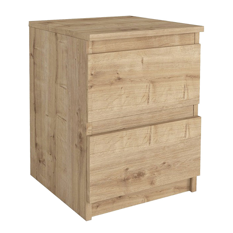 Breve нощно шкафче от меламин в цвят сапфирен дъб 39.8x41.8x55cm.