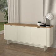 Bohema меламинова конзола в слонова кост - цвят sepet oak 180x47x76.6cm.