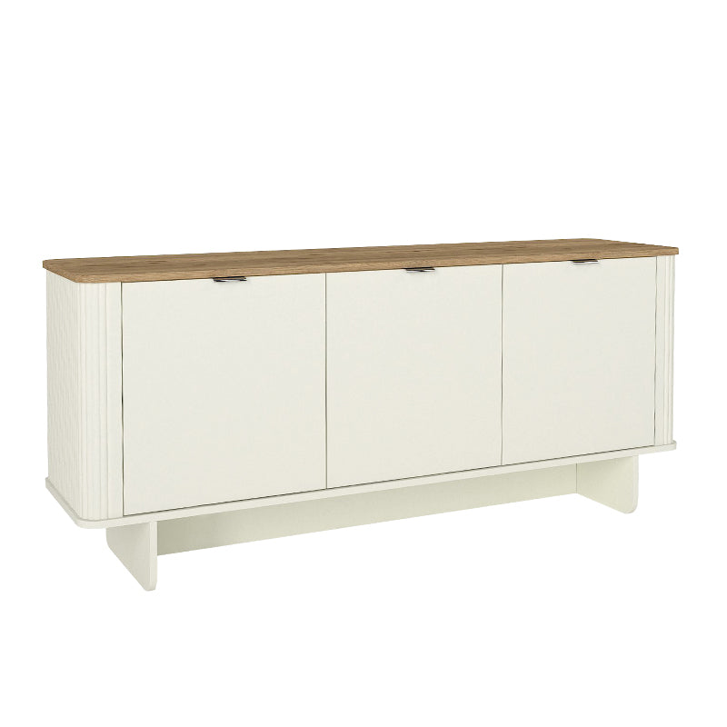 Bohema меламинова конзола в слонова кост - цвят sepet oak 180x47x76.6cm.