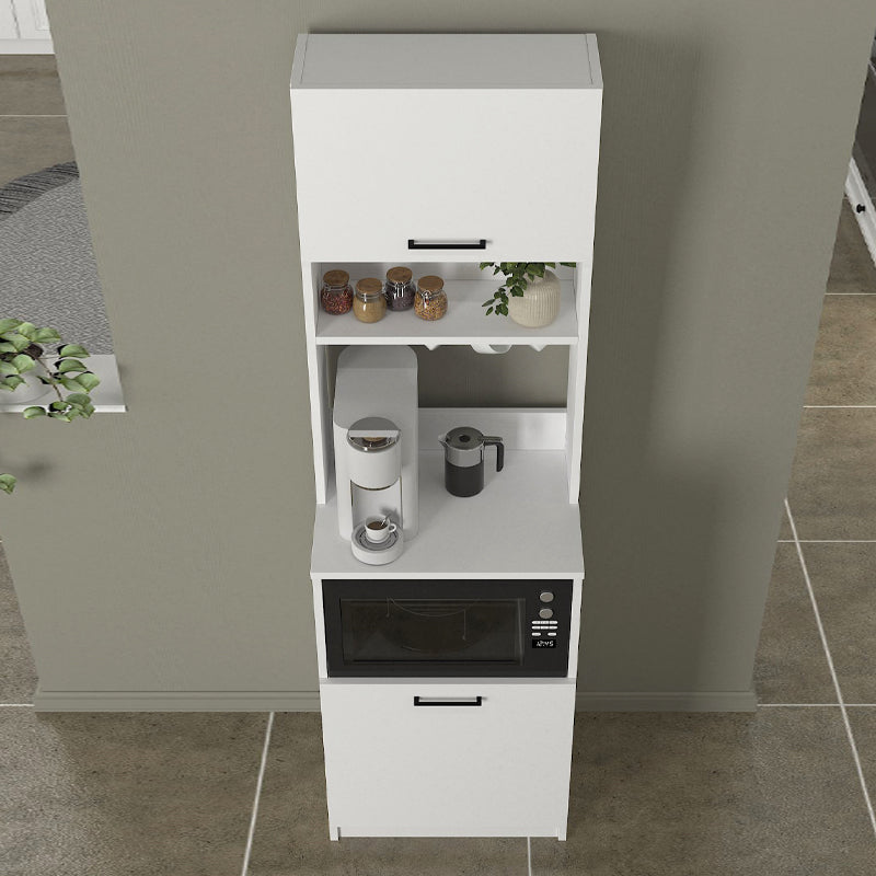 Tuco 1 меламиново кухненско обзавеждане в бял цвят 53.8x40x180cm.
