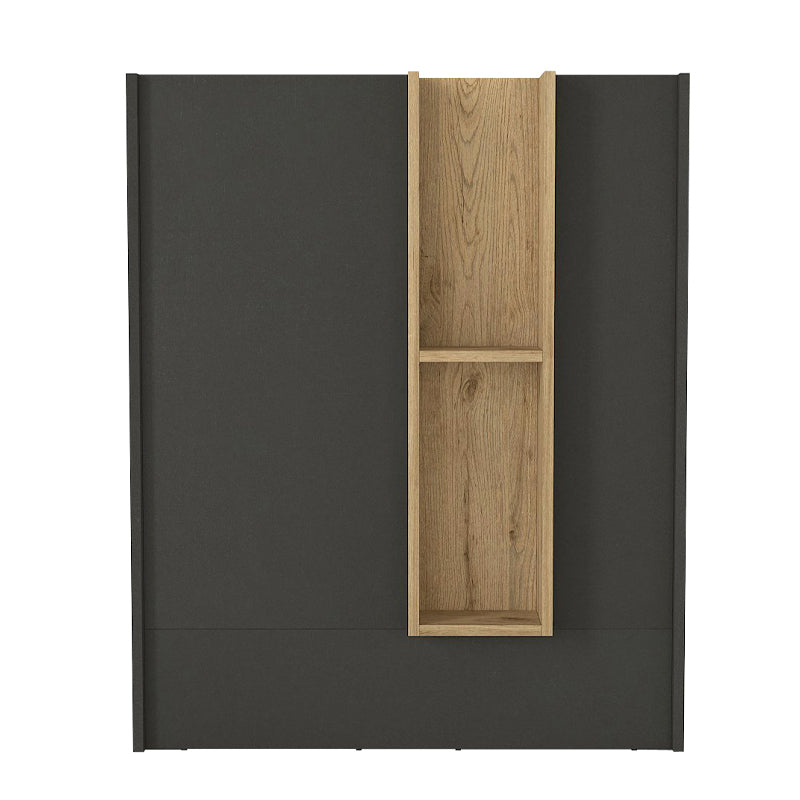 Bonveno меламинова рецепция - антракит - цвят дъб Sepet 90x43.2x110cm