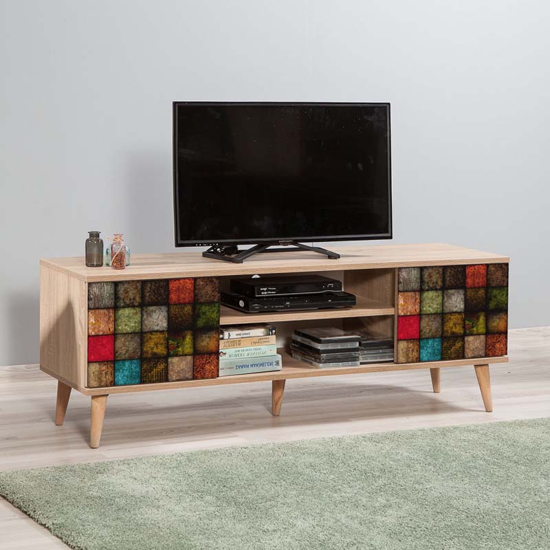Мебел за телевизор Soho меламин цвят sonoma 140x40x50см.