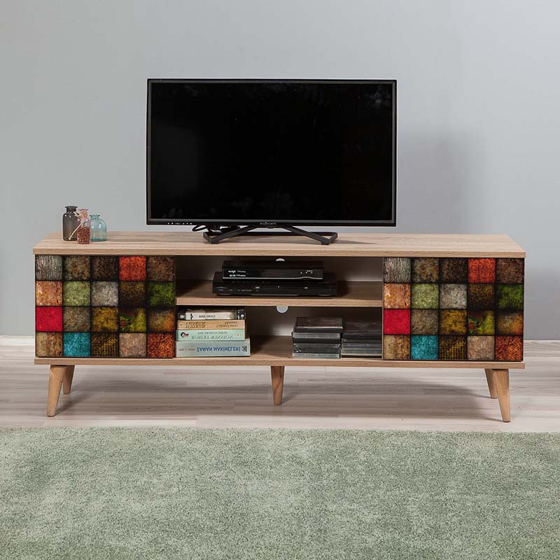 Мебел за телевизор Soho меламин цвят sonoma 140x40x50см.