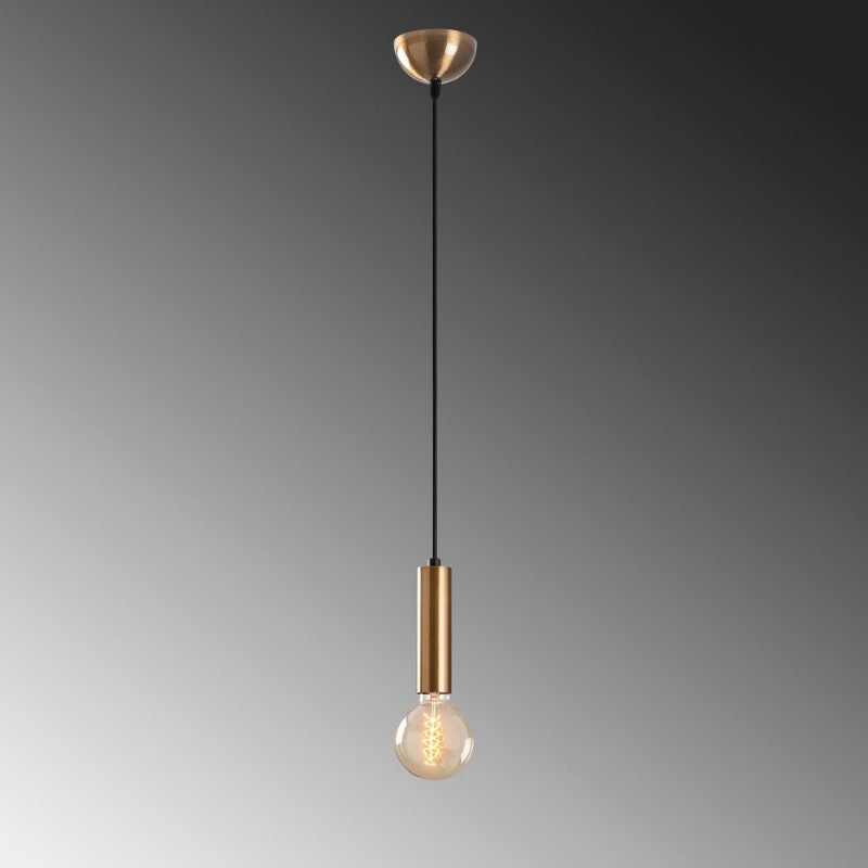 Lizy E27 метална таванна лампа в винтидж златист цвят Ø4x111cm.