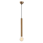 Lizy I E27 метална таванна лампа в винтидж златист цвят Ø4x139cm.