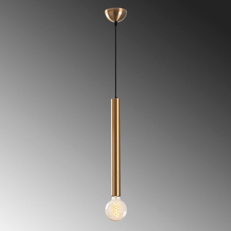 Lizy I E27 метална таванна лампа в винтидж златист цвят Ø4x139cm.