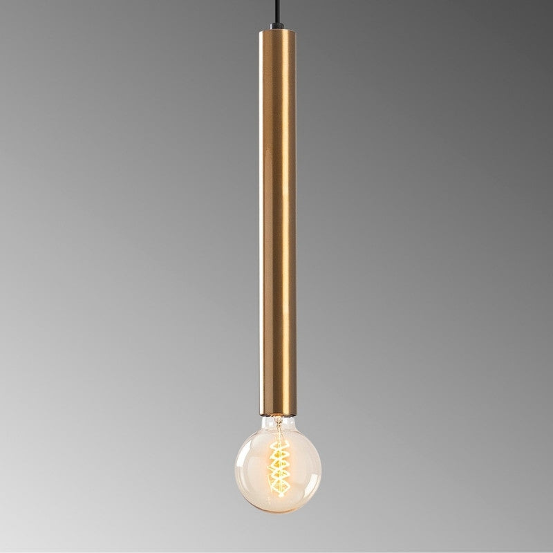 Lizy I E27 метална таванна лампа в винтидж златист цвят Ø4x139cm.