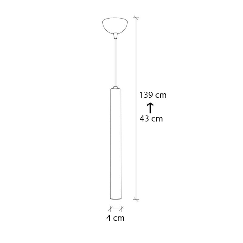 Lizy I E27 метална таванна лампа в винтидж златист цвят Ø4x139cm.