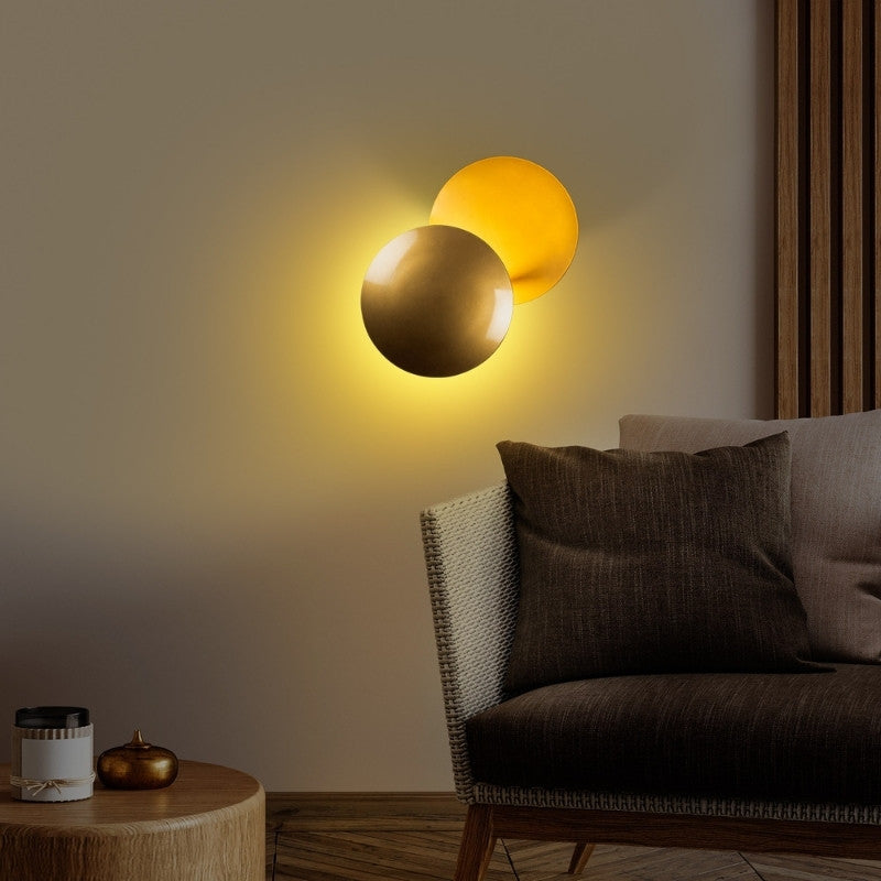 Mimoza Led аплик в златист цвят 25x16x25cm