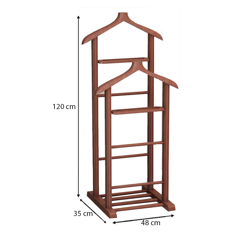 Подова закачалка Beta II дървена орех 48x35x120см.