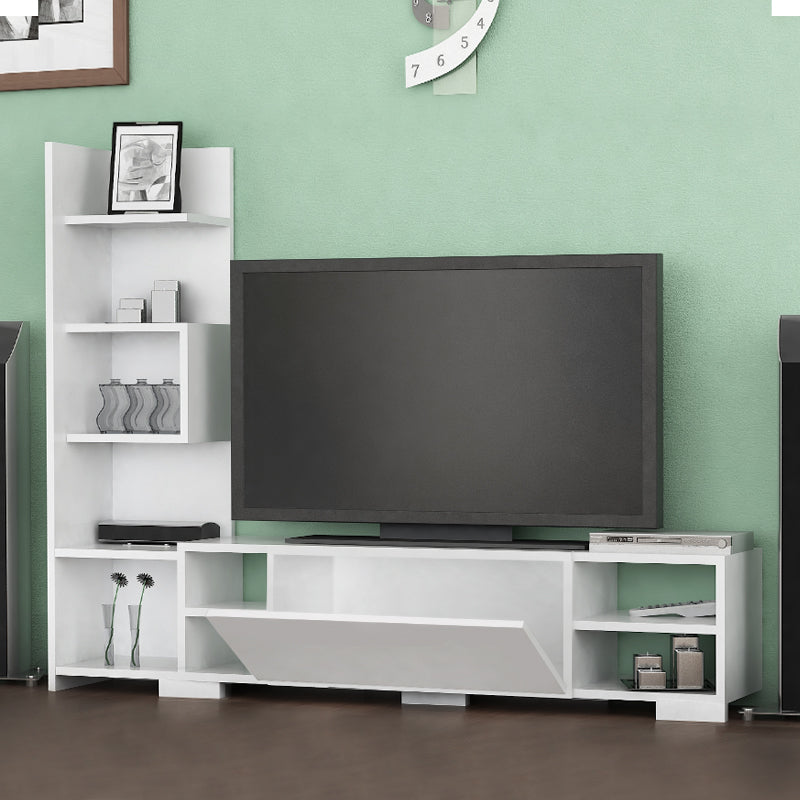 ТВ шкаф Pera меламин бял цвят 160x29.5x120см.