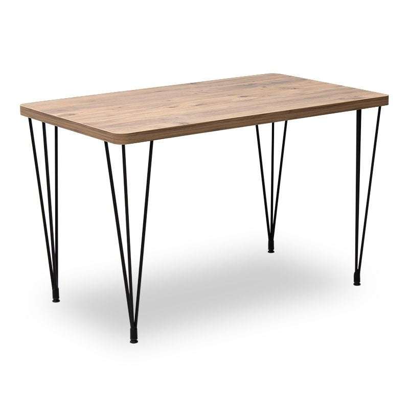 Dining Трапезен комплект 5 части Roger - Bianca MDF - плат акция цвят - сив 120x70x75cm.