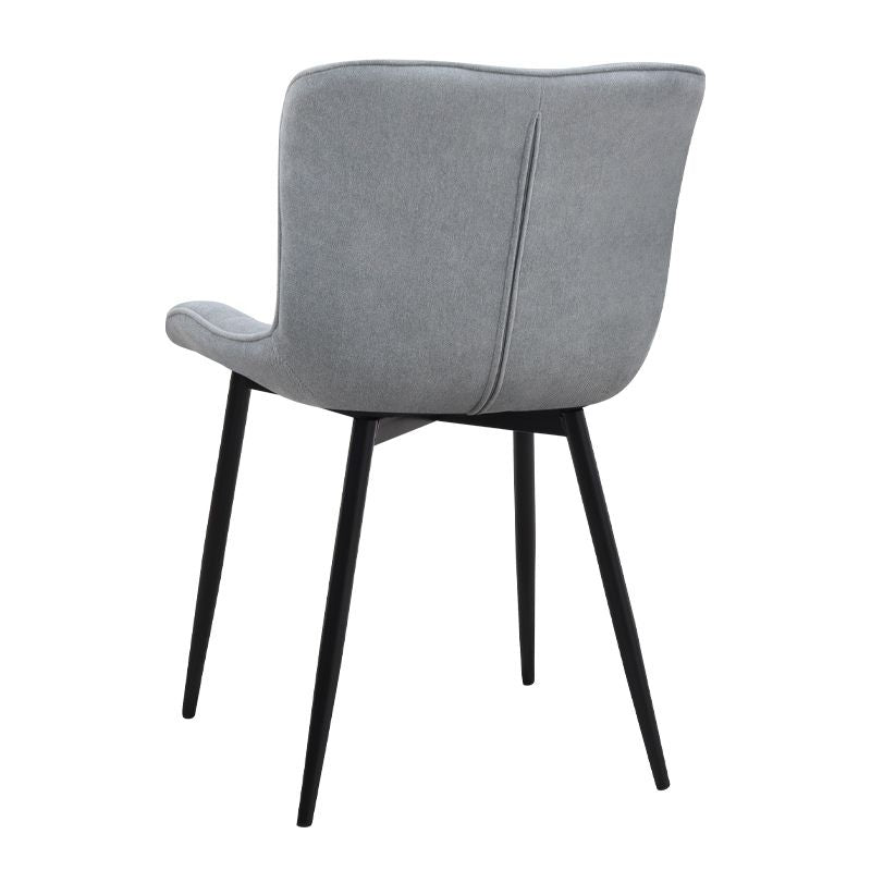 Dining Трапезен комплект 5 части Roger - Chiara MDF - плат акация цвят - сив 120x70x75cm.
