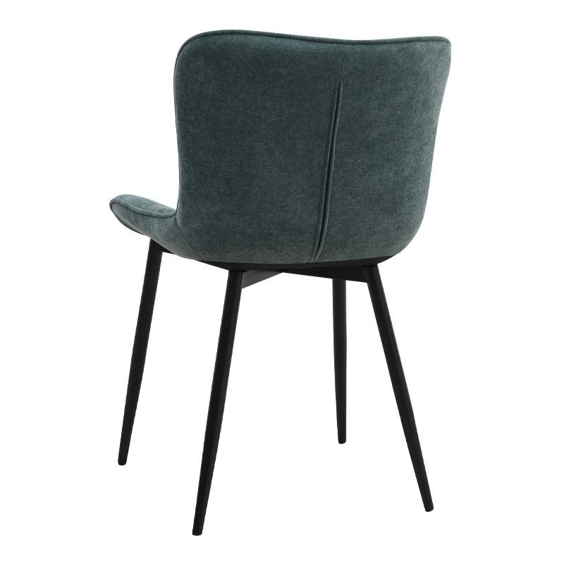Комплект трапезария 5 части Rubes - Chiara цвят бетон сив - зелен Ø100x78cm.
