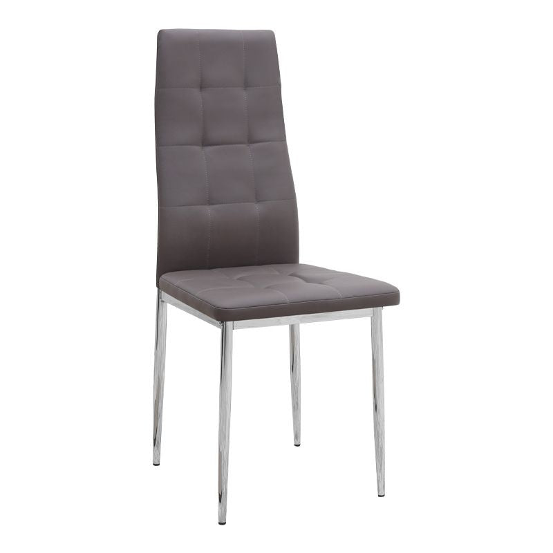 Dining Трапезен комплект 5 части Allos - Rosa сапфирен дъб цвят - кафяв 75x75x77cm.