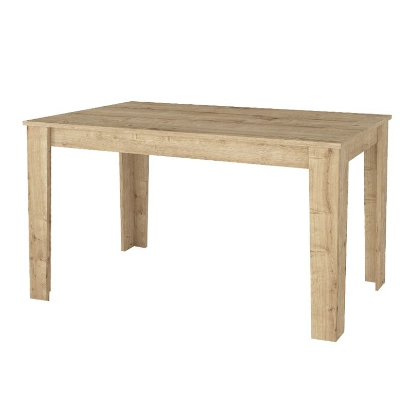 Dining Трапезен комплект 5 части Darlen - Kevin сапфирен дъб цвят - горчица 125x72x74cm.
