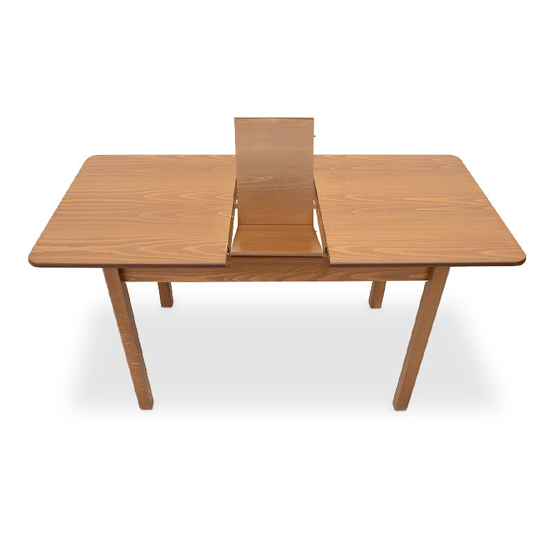 Dining трапезен комплект Bergen-Francis 5 части масивна дървесина - разтегателна MDF маса 120/150x68x77cm