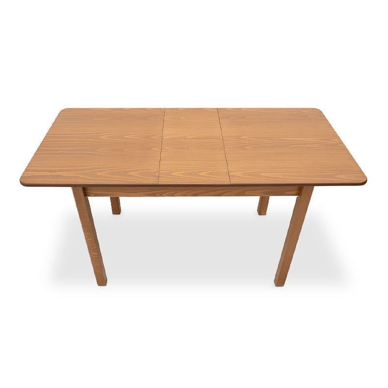 Dining трапезен комплект Bergen-Virginia 5 части маса от масивно дърво - разтегателна MDF маса 120/150x68x77cm