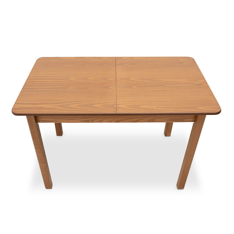 Dining трапезен комплект Bergen-Virginia 5 части маса от масивно дърво - разтегателна MDF маса 120/150x68x77cm