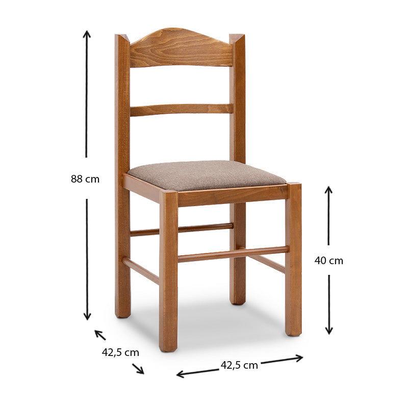 Dining трапезен комплект Adare-Virginia 5 части масивно дърво - разтегателна MDF маса 140/180x78x77cm.